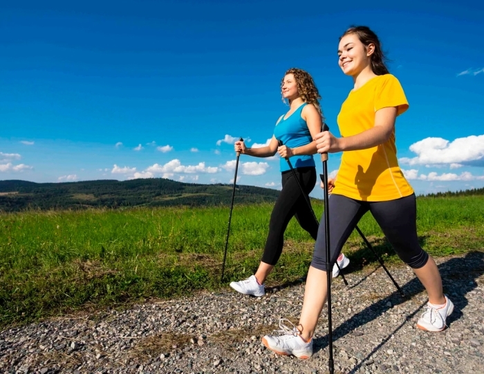 Скандинавская ходьба - Оздоровительные услуги - Санаторий «Северное Сияние»